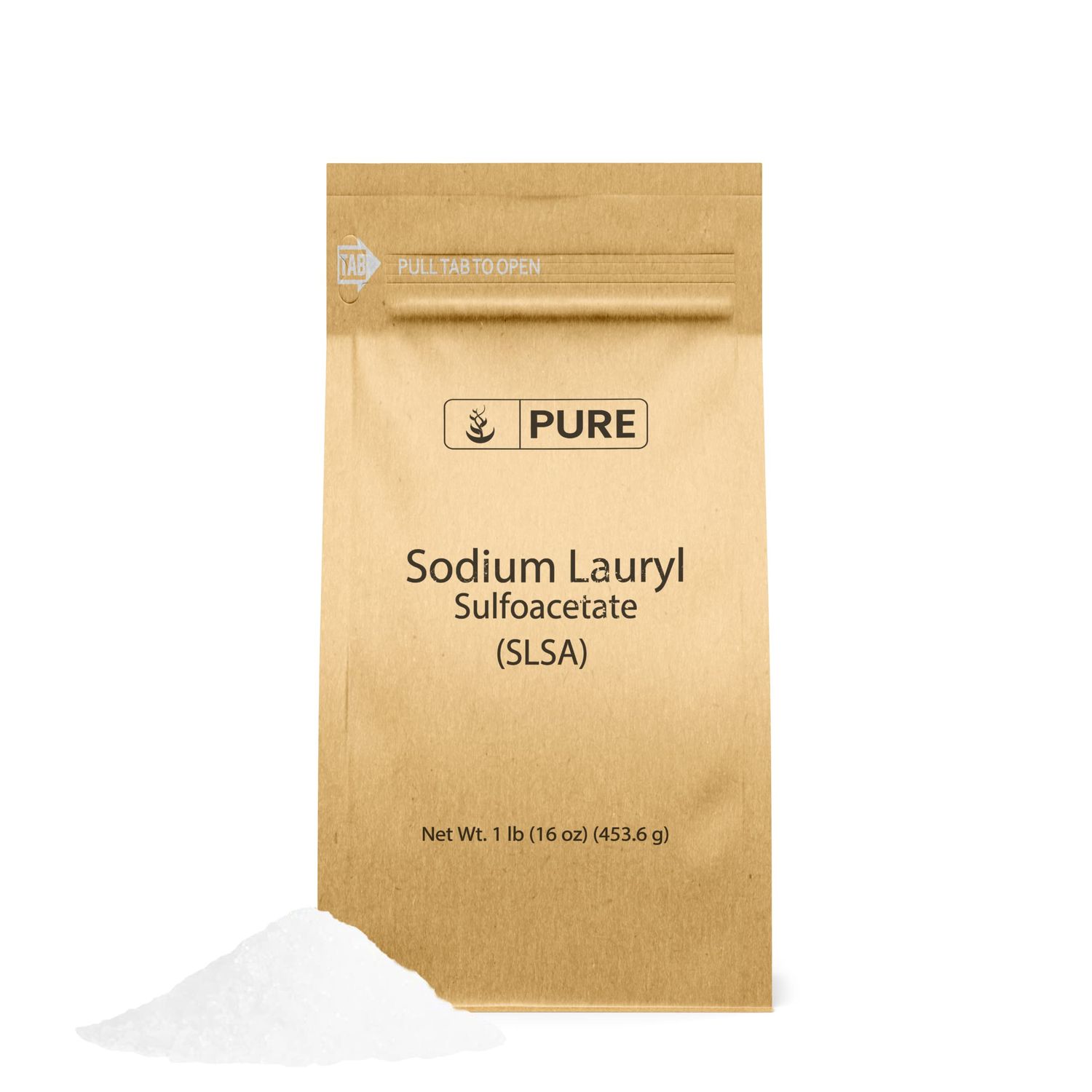 Pure Original Ingredients Sodium Lauryl Sulfoacetate (SLSA) (1 lb) Long Lasting Foam &amp; Bubbles, Gentle on Skin