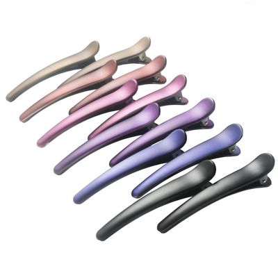 Hair Clips for Styling, HAITAO 12 PCS Non-Slip Colorful Plastic Duckbill Alligator Hair Barrettes Pins for Women, Baby Kids and Girls, 3.5&quot;