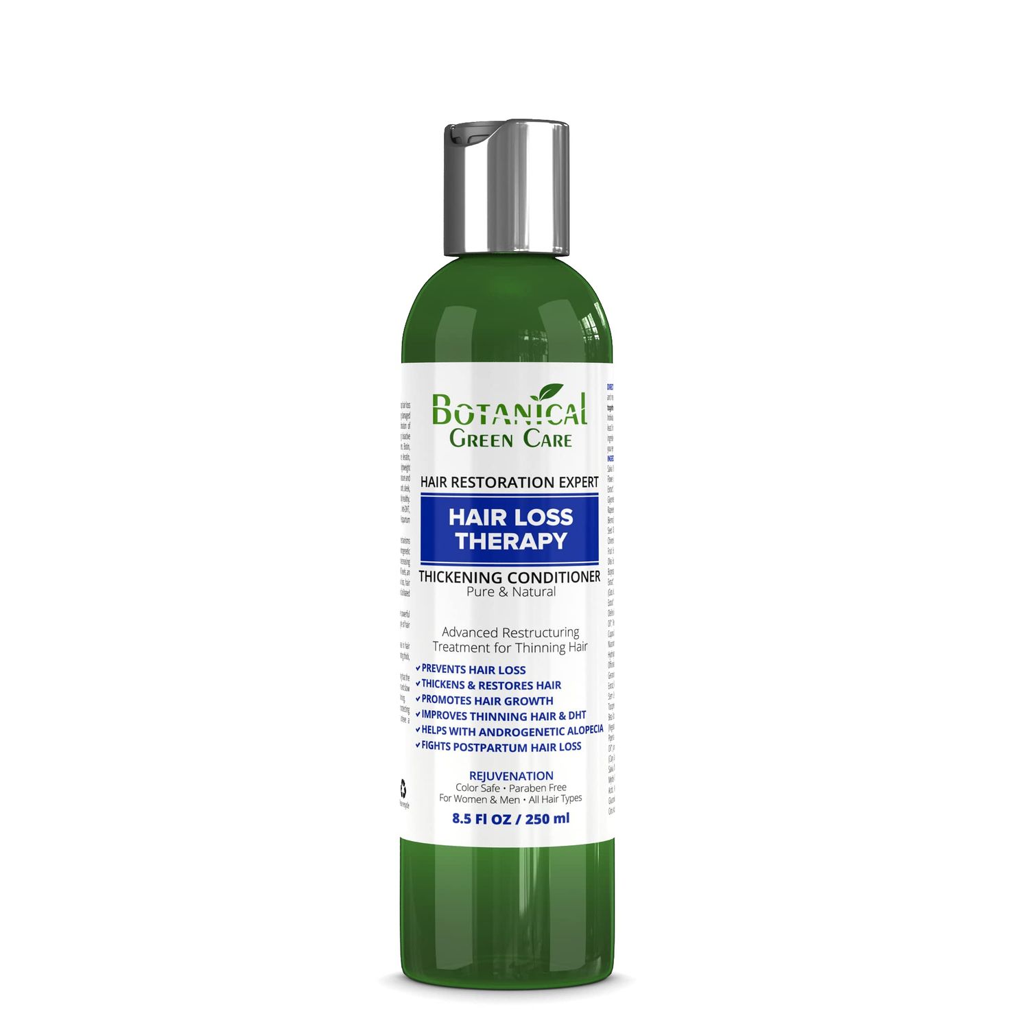 Botanical Green Care Thickening &amp; Volumizing CONDITIONER, Hair loss Conditioner, Thickening Conditioner for Thinning Hair, Hair Growth Conditioner, Hair Strengthening, Hair Loss Products.Color Safe