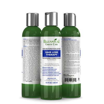 Botanical Green Care Thickening &amp; Volumizing CONDITIONER, Hair loss Conditioner, Thickening Conditioner for Thinning Hair, Hair Growth Conditioner, Hair Strengthening, Hair Loss Products.Color Safe
