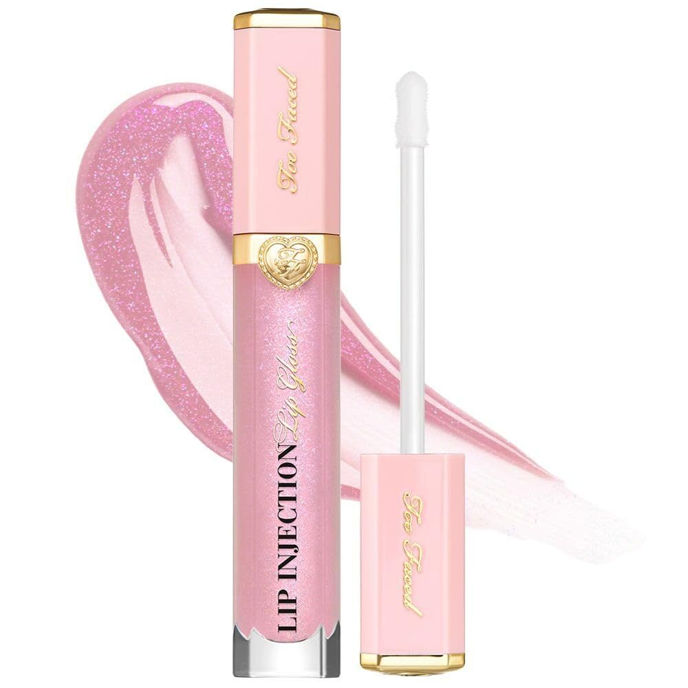 Too Faced Lip Injection Power Plumping Lip Gloss | Vitamin A + E, Vegan + Cruelty Free, 0.22 Fl Oz, Pretty Pony