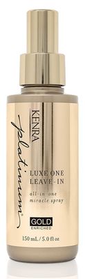 Kenra Platinum Luxe One Leave-In | All-In One Miracle Spray | Enriched with Precious Gold | Opulent Slip &amp; Shine | Thermal/Heat Protection | Medium To Coarse Hair | 5 fl. Oz