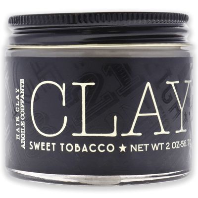 18.21 Man Made Hair Styling Product, 2oz. Original Sweet Tobacco Scent in Clay with Matte Finish