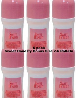 Avon Sweet Honesty Deodorant Bonus Size 2.6oz Each (Pack of 6)