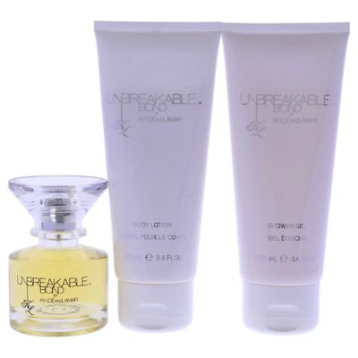 Khloe &amp; Lamar Unbreakable Bond Women 1oz EDT Spray, 3.4oz Shower Gel, 3.4oz Body Lotion 3 Pc Gift Set, (I0107432)