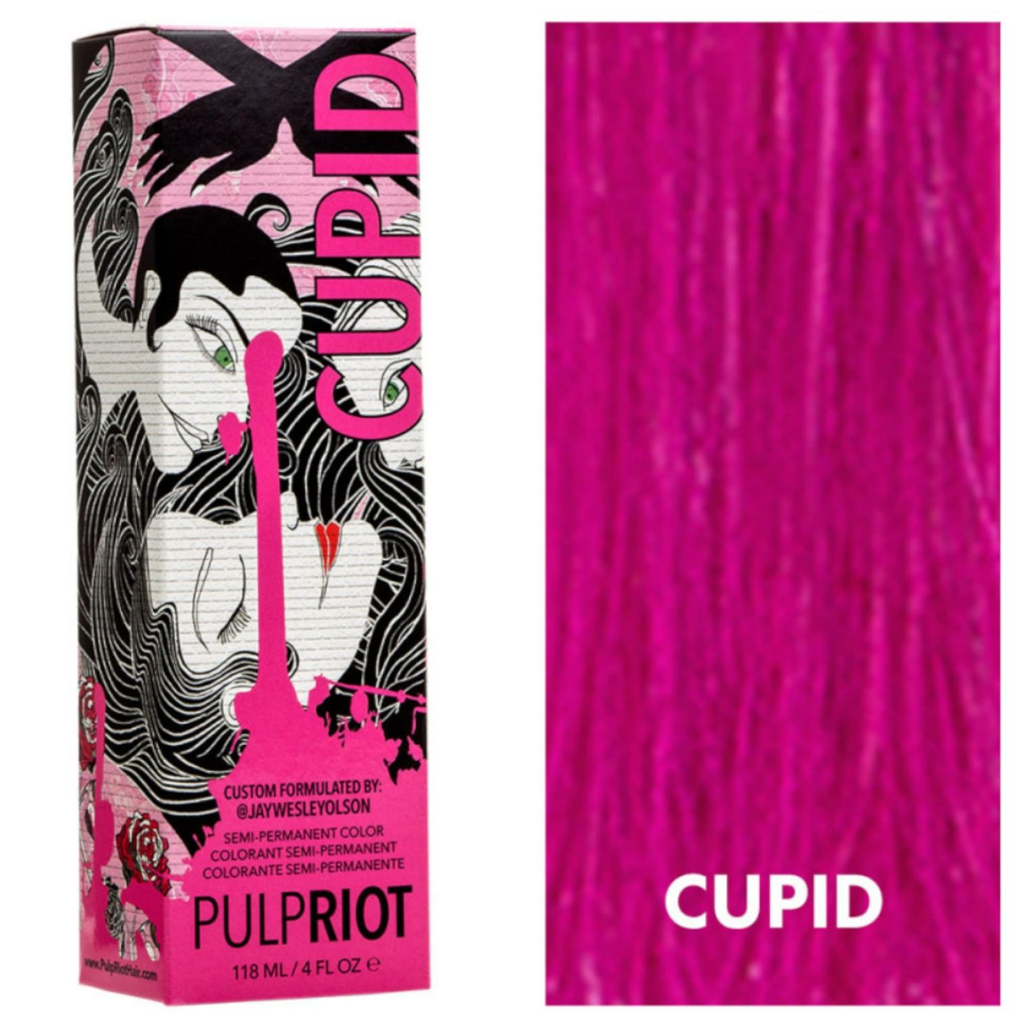 Pulp Riot Semi-Permanent Hair Color 4oz- Cupid