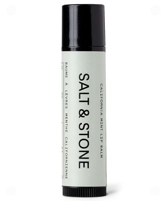 SALT &amp; STONE California Mint Lip Balm (1 Pack) | Natural, Moisturizing, Hydrating Long Lasting Lip Balm for Women &amp; Men | Restores Dry Cracked Lips | Cruelty-Free, Gluten-Free | Made in USA
