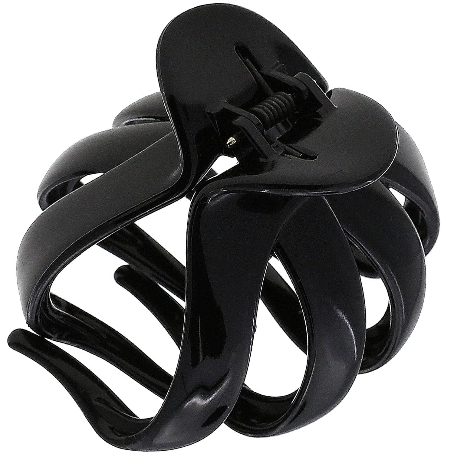 Camila Paris AD705 French Octopus Hair Clip for Women Thick Hair for Long Curly Wavy Hair, Girls Hair Claw Clips, Durable Styling Big Claw Clip for Thick Hair, Strong Hold No Slip Grip, Made in France