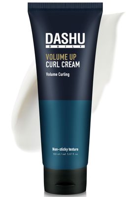 DASHU Daily Volume Up Curl Cream 5.07fl oz - Hair Styling Cream, Curl Defining Cream, Volumizing, Add Texture, Anti Frizz Styling Cream