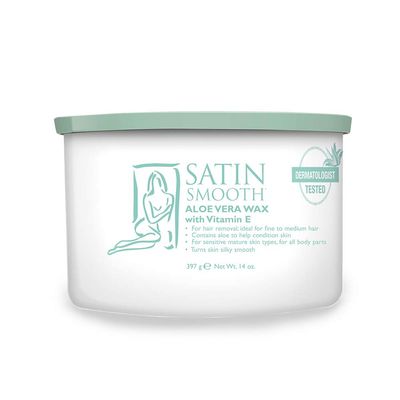 Satin Smooth Aloe Vera Hair Removal Wax 14oz.