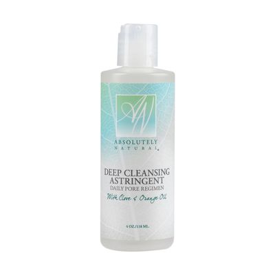 Absolutely Natural - Deep Cleansing Face Astringent Helps With Oily Skin &amp; Acne Face Wash With Clove and Orange Oil Made in the U.S.