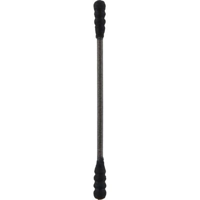 Disposable Spiral Head Double Ended Cotton Swabs Paper Stick Cleaning Ear Cosmetic Cotton Buds with Storage Case [ 200 pcs ] Black