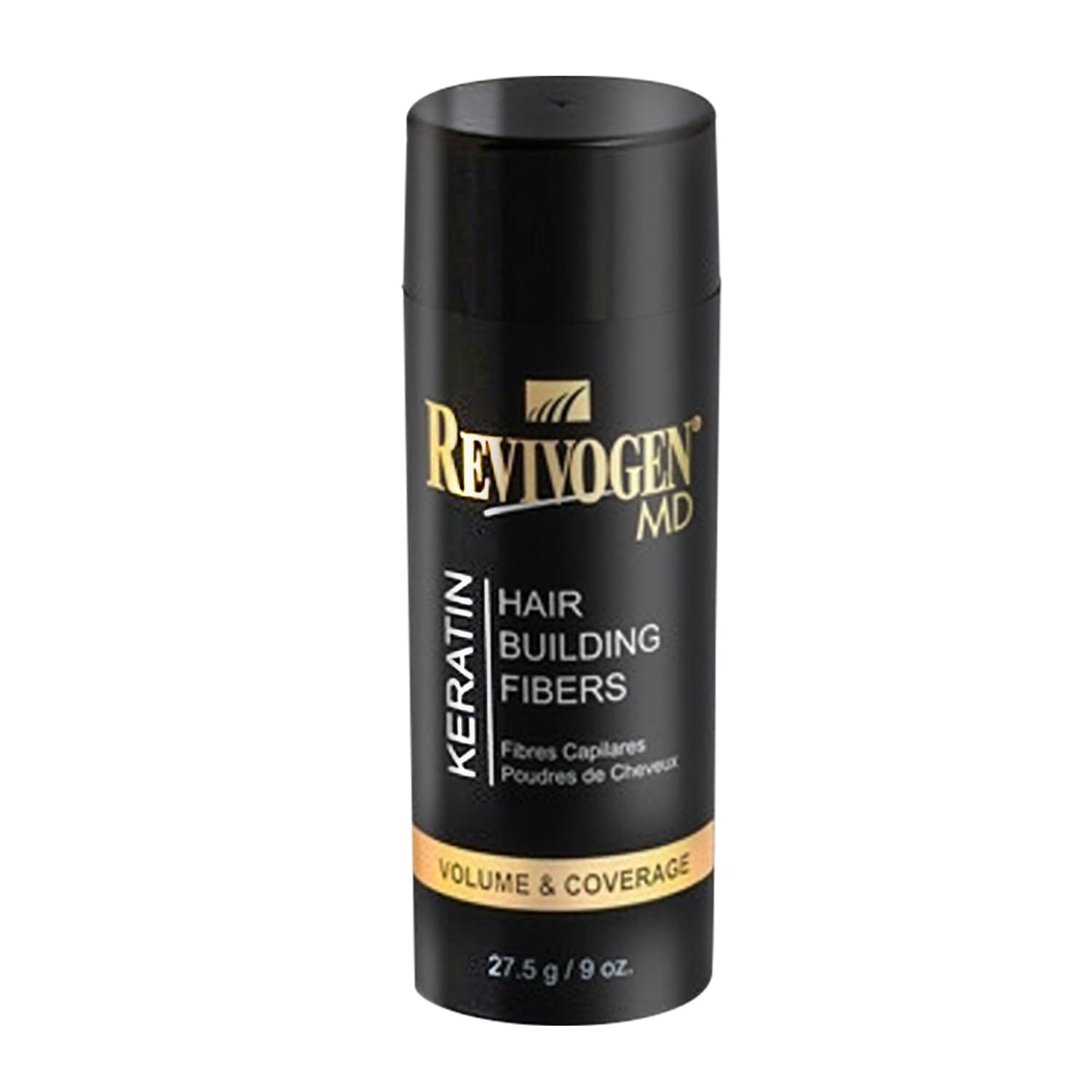 Revivogen MD Keratin Hair Building Fibers, Hairline Powder, Hair Fibers, Hair Fibers for Thinning Hair, Hair Fiber Spray, Thick Fiber for Hair Men and Women, Hair Filler, .9oz, Medium Brown