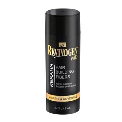 Revivogen MD Keratin Hair Building Fibers, Hairline Powder, Hair Fibers, Hair Fibers for Thinning Hair, Hair Fiber Spray, Thick Fiber for Hair Men and Women, Hair Filler, .9oz, Medium Brown