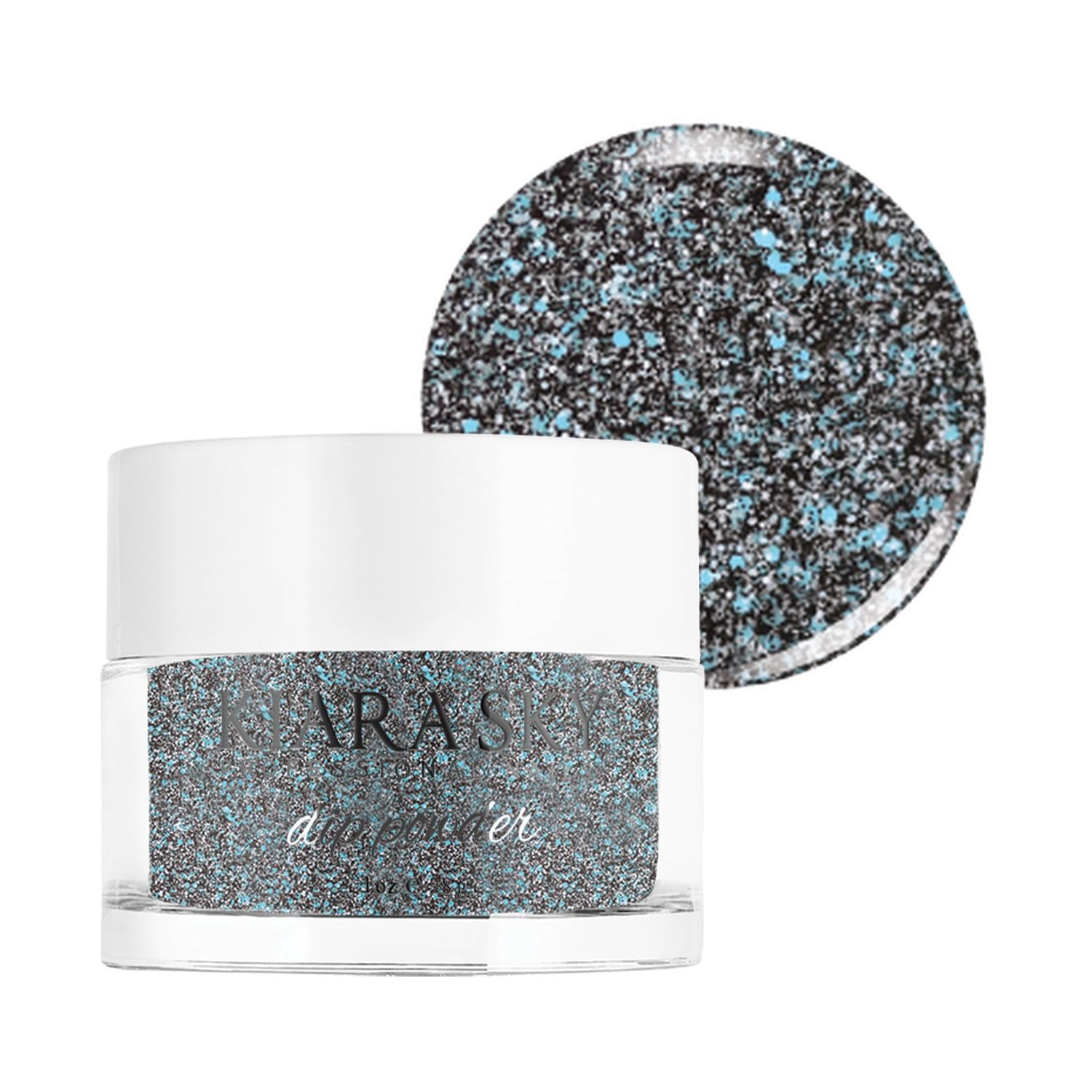 Kiara Sky Long Lasting Nail Dip Powder Black Tones 1 oz, Vandalism