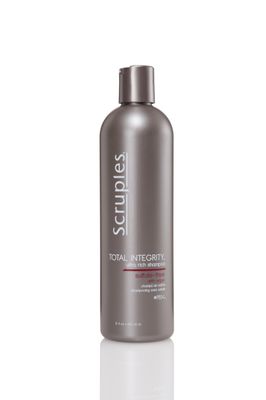 Scruples Total Integrity Shampoo - Professional Argan Oil Shampoo - Nourishes Chemically Treated Hair and Prolongs the Life of Hair Color - Ultra-Rich &amp; Sulfate-Free Color Safe Shampoo (12 oz)