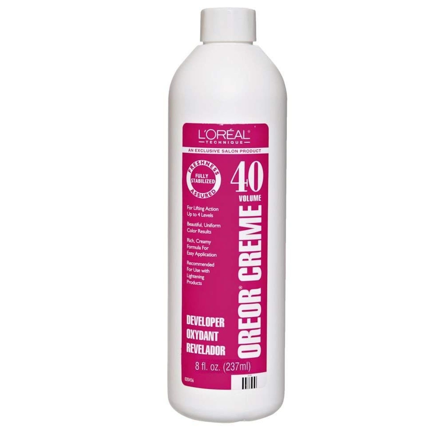 L&#39;Oreal Technique Oreor Developer | Hair Color Developer | Creamy Formula for Uniform Color and Bleach Results | 40 Developer | 8 Oz.