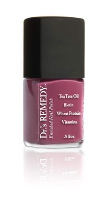 Drs Remedy 3 Pack Nail Polish Kit, ANNIVERSARY Kit, All Natural Enriched Nail Strengthener Non Toxic and Organic - BRAVE Berry/TOTAL Two-in-One Glaze/RESILIENT Rose