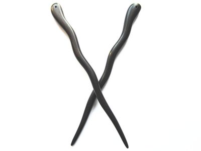Myhsmooth Zz-bg-charming 2 Count Hair Sticks Natural Ebony (Black Sandalwood) Handmade Carved Hair Clip Shawl Hair Pins Pack of 2 Pcs :Charming