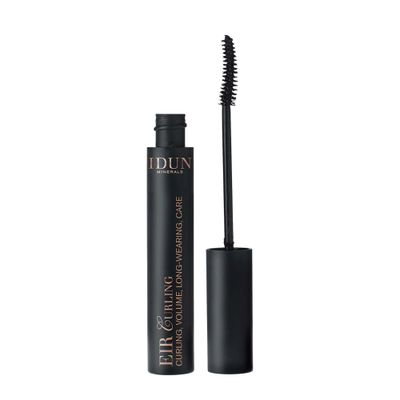 IDUN Minerals Mascara Eir Curling - Curl Boosting, Lengthening Lash Enhancer with Curved Wand Applicator - Creamy, Volumizing Mineral Formula - Cruelty Free, Nourishing Vegan Ingredients - 0.40 oz