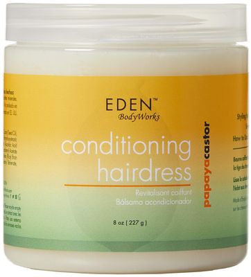 EDEN BodyWorks Papaya Castor Conditioning Hairdress | 8 oz | Reduce Frizz, Nourish Hair &amp; Scalp - Light Hold