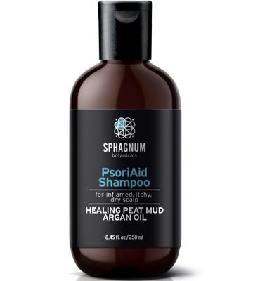 Sphagnum Botanicals Psoriasis Shampoo - Peat Mud &amp; Fulvic Acid Therapy for Itchy and Red Scalp Treatment. No Coal Tar. 8.45 Oz