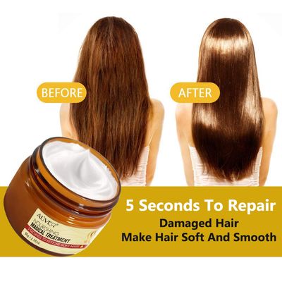 NIFEISHI Magical Keratin Hair Treatment Oil, 2pcs Advanced Molecular Hair Roots Professtional Hair Conditioner, 5 Seconds to Restore Soft Hair, Deep Suitable for Dry &amp; Damaged Hair-60ml