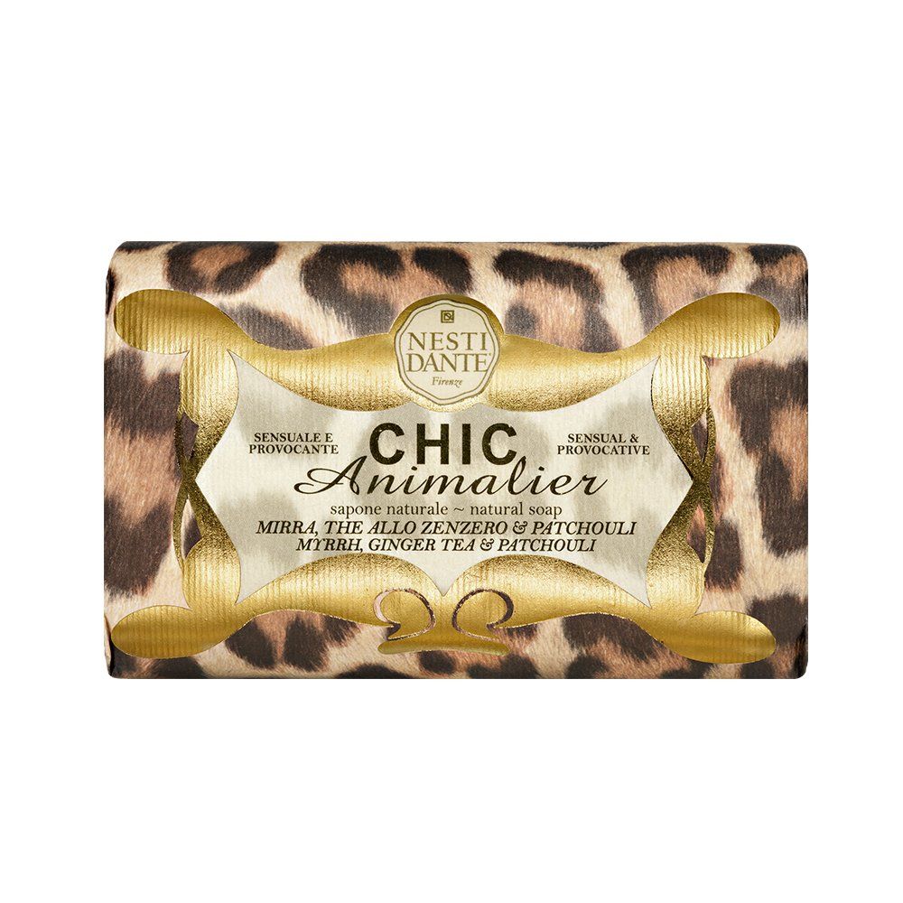 Nesti Dante Chic Animalier Natural Soap - Myrrh, Ginger Tea &amp; Patchouli 250g/8.8oz