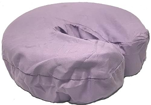 Therapist&#39;s Choice Premium Deluxe Microfiber Massage Table Face Cradle Covers, 4pcs per Package (Lavender)
