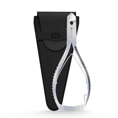 Suvorna Podiatrist Toenail Clippers Concave Jaw and Back Lock, 5.5&quot; Extra Large Toe Nail Clippers for Thick Nails, Big Toe Nail Clippers for Thick Toenails, Long Handled Toenail Clippers for Seniors