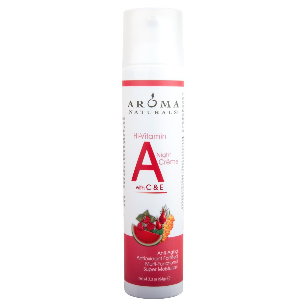 Aroma Naturals Vitamin A plus C and E Vitamin Cream, 3.3 Ounce