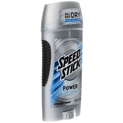 Speed Stick Power Anti-Perspirant Deodorant Unscented 3 oz (Pack of 8)