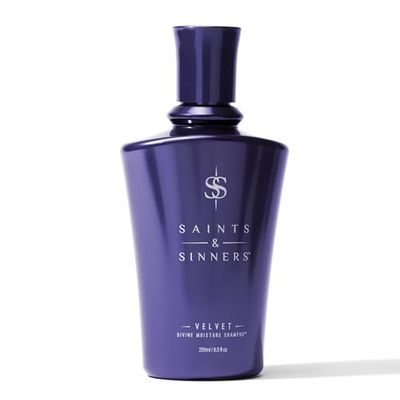 Award Winning Saints &amp; Sinners Velvet Divine Moisture Shampoo for Dry, Damaged, Dull &amp; Colored Treated Hair (8.5 oz)