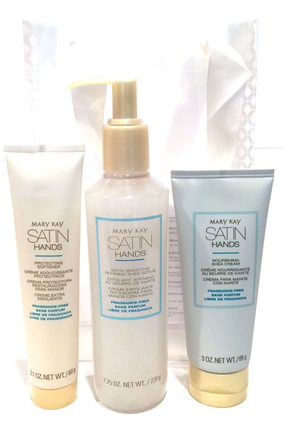 Mary Kay Fragrance Free Satin Hands Pampering Set