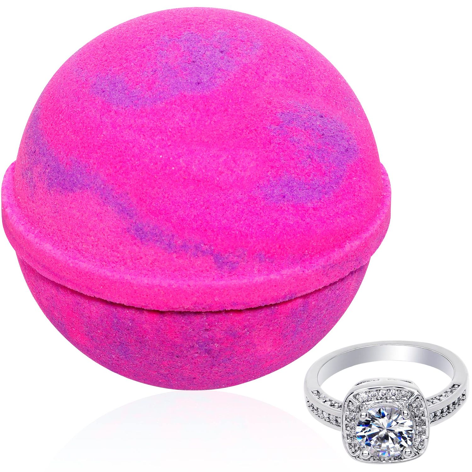 Bath Bomb with Size 6 Ring Inside Love Potion Extra Large 10 oz. Made in USA