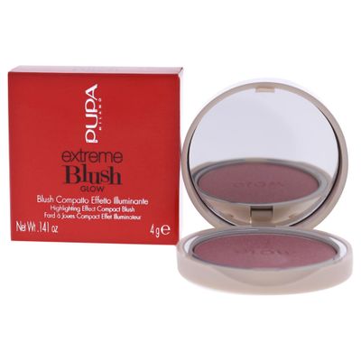 PUPA Milano Extreme Blush Glow - Lightweight - Gives A Full And Extremely Radiant Effect - Perfect Combination Of Blush And Highlighter - Suitable For All Skin Types - 100 Exotic Rose - 0.141 Oz