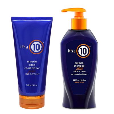 It&#39;s A 10 Shampoo &amp; Deep Conditioner Duo with Keratin - 10 Oz Shampoo, 5 Oz Conditioner