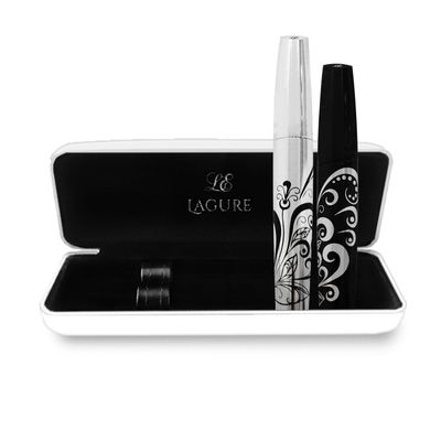 400x Silk Fiber Lash Mascara - Best for Thickening &amp; Lengthening Eyelashes - Premium Quality, Last All Day, Waterproof, Smudge proof, Hypoallergenic - Includes Carry Case