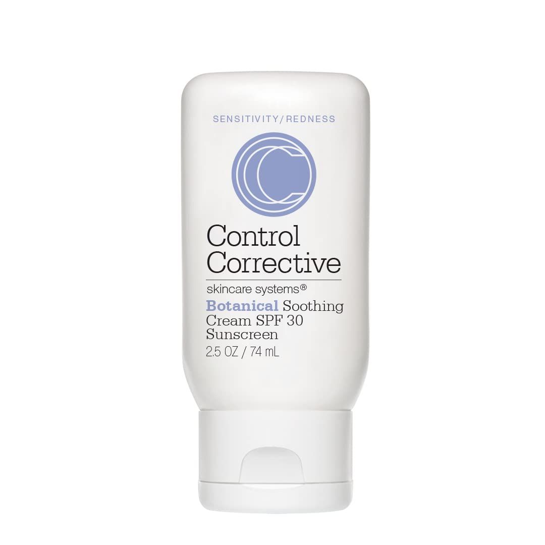 CONTROL CORRECTIVE Botanical Soothing Cream Spf 30, 2.5 Oz - Moisturizers, For Sensitive Skin, Calms The Skin &amp; Protects, Wheat Germ Oil, Vitamin E, Honey &amp; Humectants, Restores Skin Balance, Rosacea
