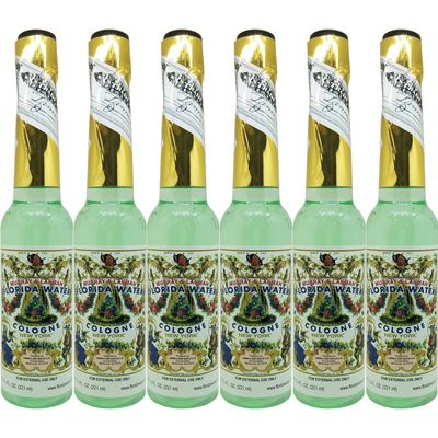 Lanman &amp; Kemp Authentic Real Florida Water Cologne Florida Water Cologne 7.5 Oz - Six (6) Plastic Bottles