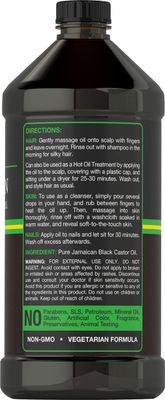 Carlyle Jamaican Black Castor Oil 16oz | Nourish Hair, Skin, and Nails | All Natural Hypoallergenic Conditioner