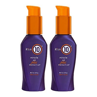 It&#39;s a 10 Haircare Miracle Oil Plus Keratin, 3 fl. oz. (Pack of 2)