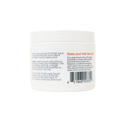 Oyin Handmade Burnt Sugar Pomade | Humectant Hair Pomade for Shine, Sealing, Hydration &amp; Healthy Scalp | Petroleum-Free, All-Natural | 4 oz