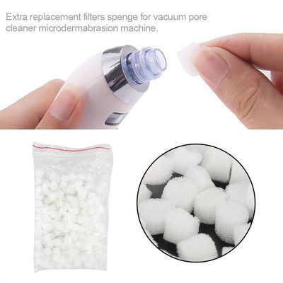 Nikou Blackhead Removal Sponge, 150pcs Filter Sponge - Replacement Filter Sponge for Microdermabrasion Vacuum Pore Cleaner for Acne Blackhead Suction Vacuum Accessories