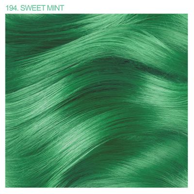 Adore Semi Permanent Hair Color - Vegan and Cruelty-Free Green Hair Dye - 4 Fl Oz - 194 Sweet Mint (Pack of 1)
