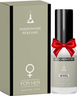 VIROCHEMISTRY Pheromones to Attract Men for Women (Jewel) - Elegant, Ultra Strength Organic Fragrance Body Perfume (1 Fl. Oz)(Human Grade Pheromones to Attract Men)