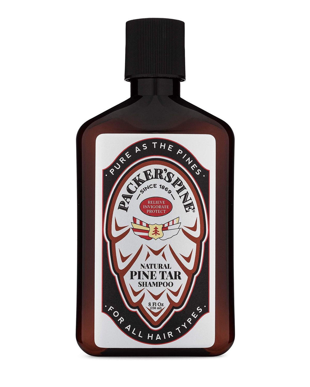 Packer&#39;s Pine Tar Shampoo | USA Made With All Natural Active Ingredients | Shampoo for Dry and Itchy Scalp | Paraben and Sulfate Free (Pack of 1)