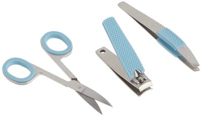 Urban Spa Get A Grip Trio Manicure and Pedicure Essentials Kit for Purse, Travel, Desk or Home