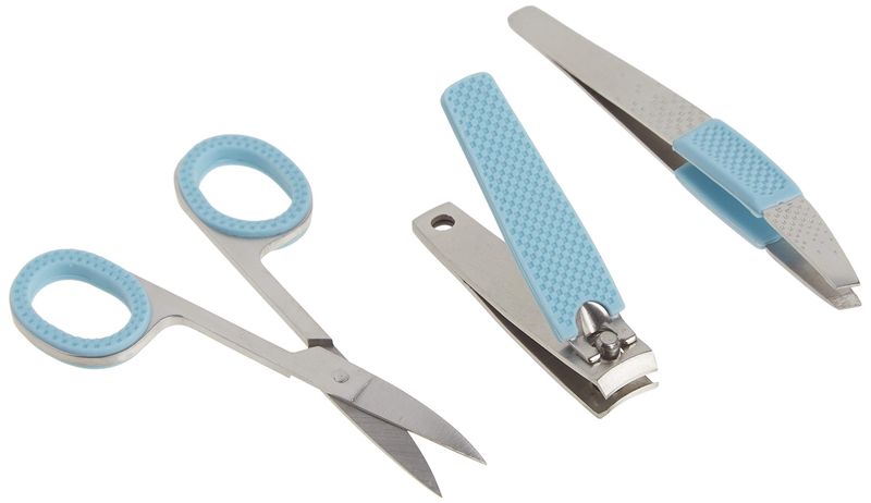 Urban Spa Get A Grip Trio Manicure and Pedicure Essentials Kit for Purse, Travel, Desk or Home