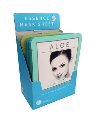E5 Sheet Mask - Blue Set (Aloe, Green Tea, Collagen) 24 pcs